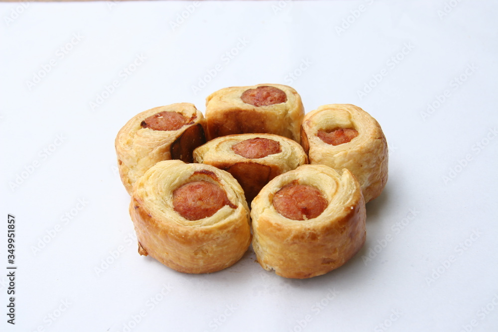 제과점에서 판매하는 쏘세지빵 제과점에서 판매하는 쏘세지빵