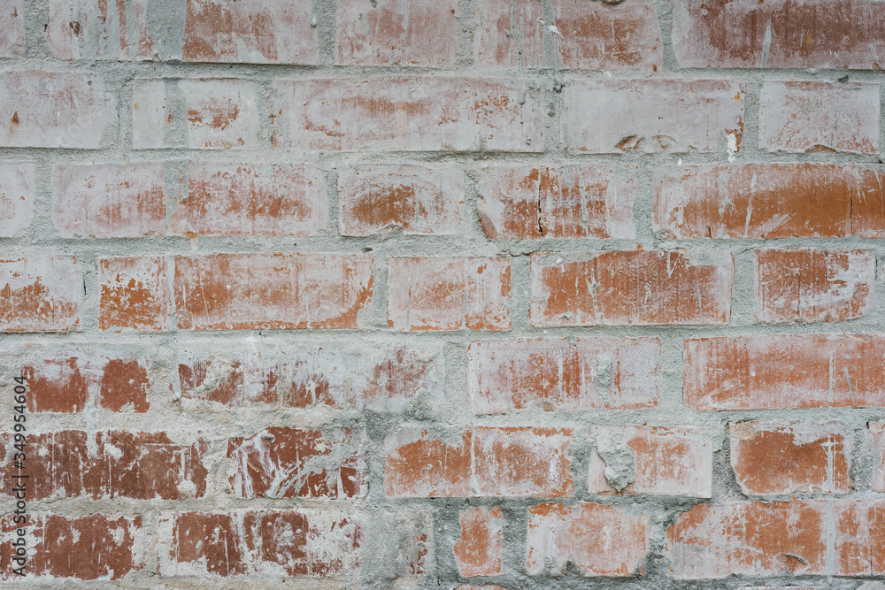 Brick wall - architecture abstract pattern