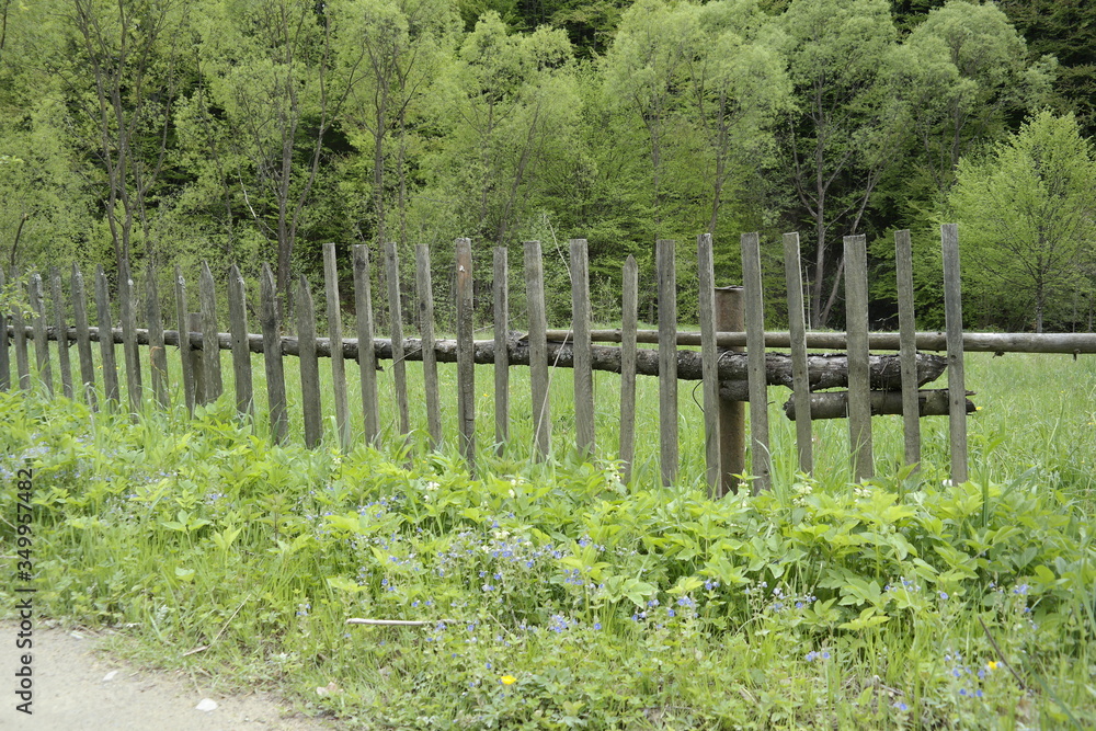 old wooden fence old wooden fence