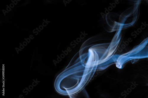 smoke at black background 2