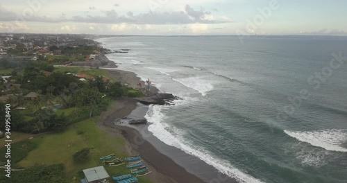  Aerial view of Pererenan Beach, Canggu, Bali, Indonesia  photo