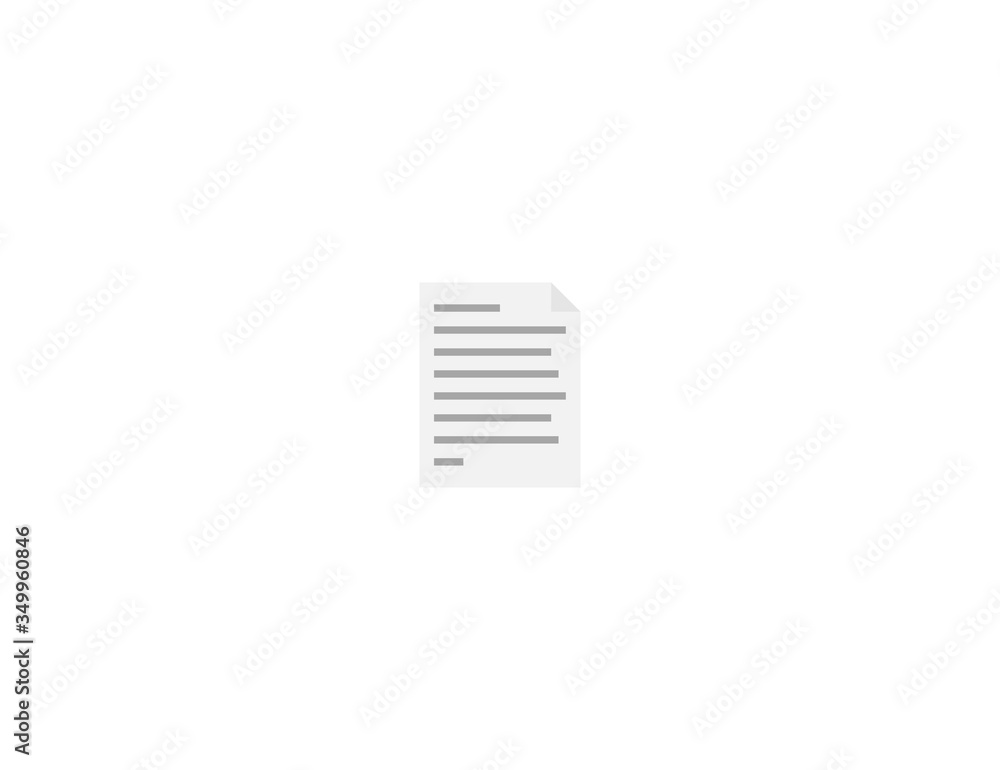 Note vector flat icon. Isolated note, notepad, memo page emoji illustration Note vector flat icon. Isolated note, notepad, memo page emoji illustration