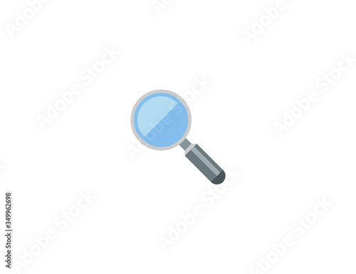 Magnifying Glass vector flat icon. Isolated search icon emoji illustration 