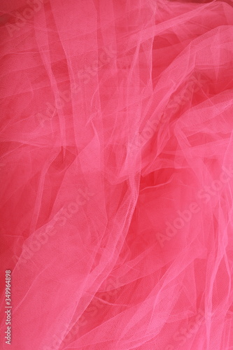 fondo de tela de tul rosada