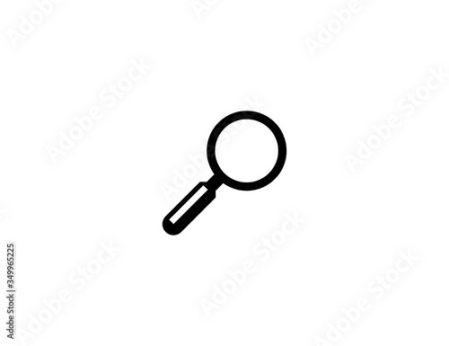 Magnifying Glass vector flat icon. Isolated search icon emoji illustration