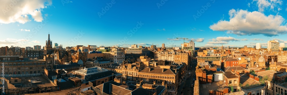 Glasgow rooftop view