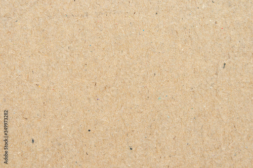 Close up of brown paper craft background , Top view, Flat lay . Gift paper .