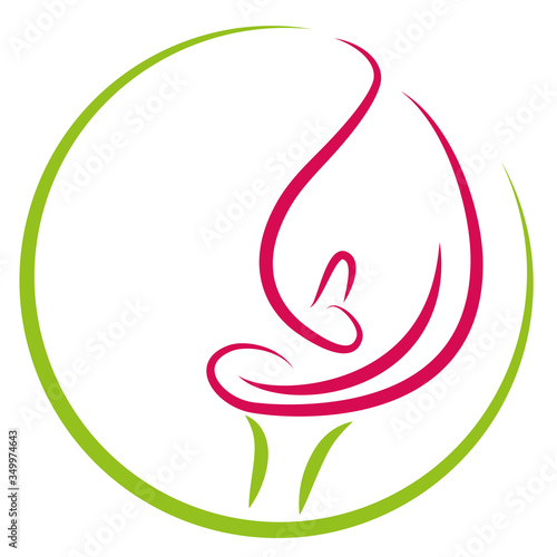 Zantedeschia, Pflanze, Calla, Blume, Logo, Icon