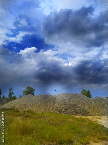 landscape with clouds