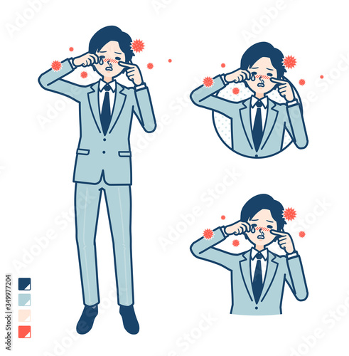 simple suit businessman_hay fever