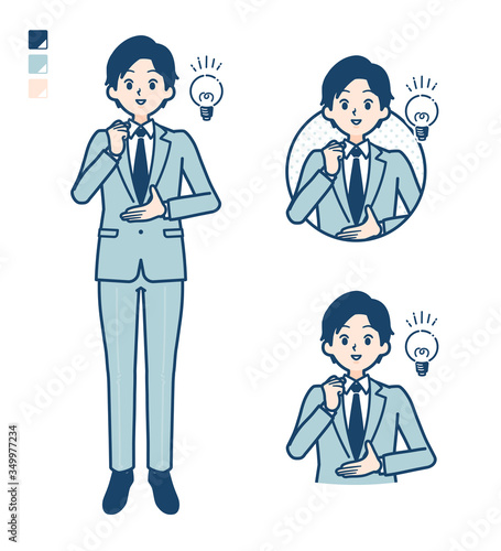 simple suit businessman_idea