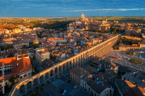 Segovia aerial view photo