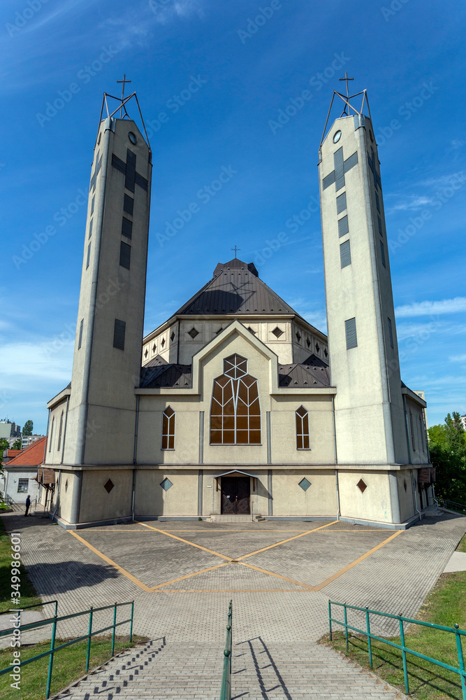 Church of Christ the King catholic church in Dunaujvaros