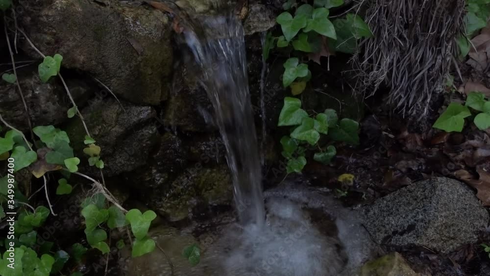 small waterfall in a calm river small waterfall in a calm river