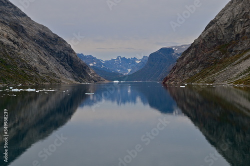 Prins christian fjord in Greenland