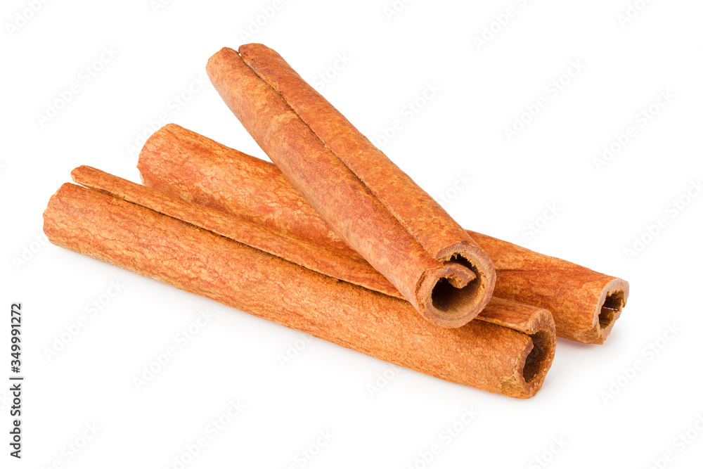 cinnamon isolated on a white background. Food cinnamon isolated on a white background. Food