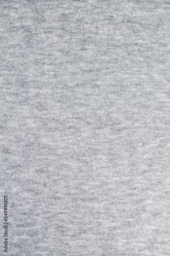 Texture of wool in a grey jersey Texture of wool in a grey jersey