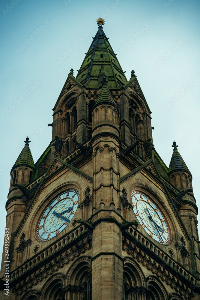 Manchester Town Hall clock tower