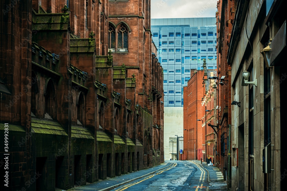 Fototapeta premium Manchester street view