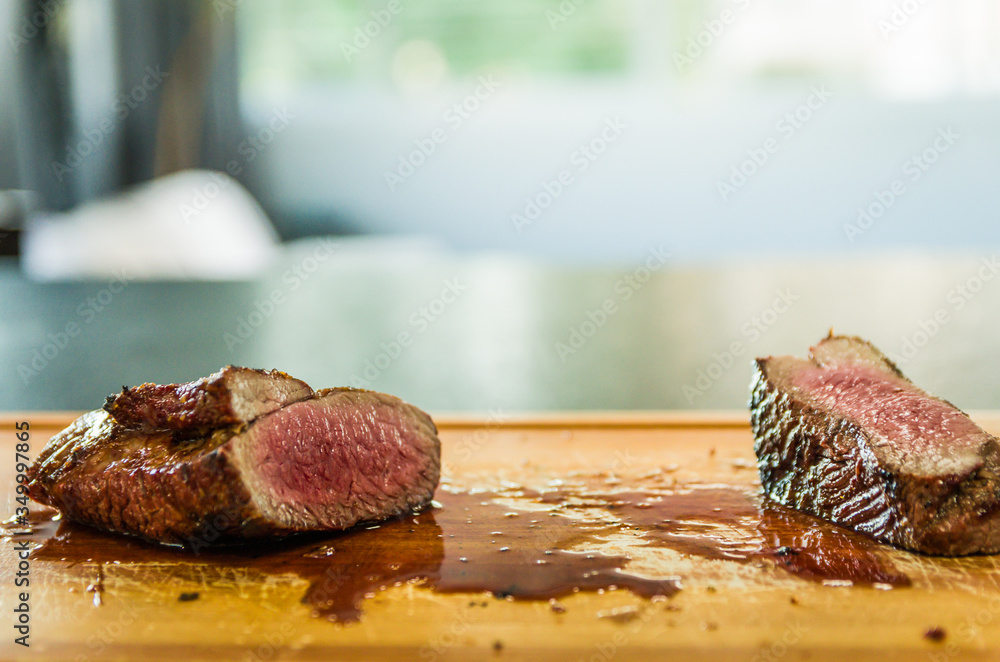 Beautiful photo of beef brisket (Brisket point end). Photos Adobe Stock
