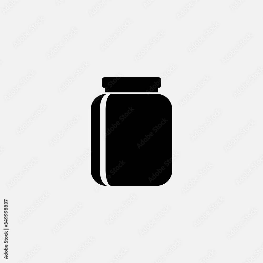 jar. Simple modern icon design illustration. jar. Simple modern icon design illustration.