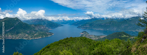 Landscape of Lake Como from Nuvolone Mount © Nikokvfrmoto