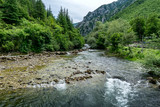 Treska river in the western part of North Macedonia, a right tributary to Vardar, just below Matka Canyon and Dam -well known for kayak competitions