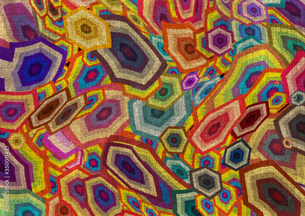 abstract geometric pattern with fabric texture abstract geometric pattern with fabric texture
