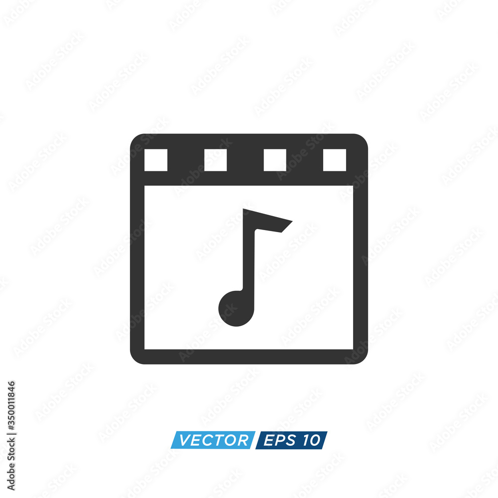 Media Player Logo Icon Design Vector Media Player Logo Icon Design Vector