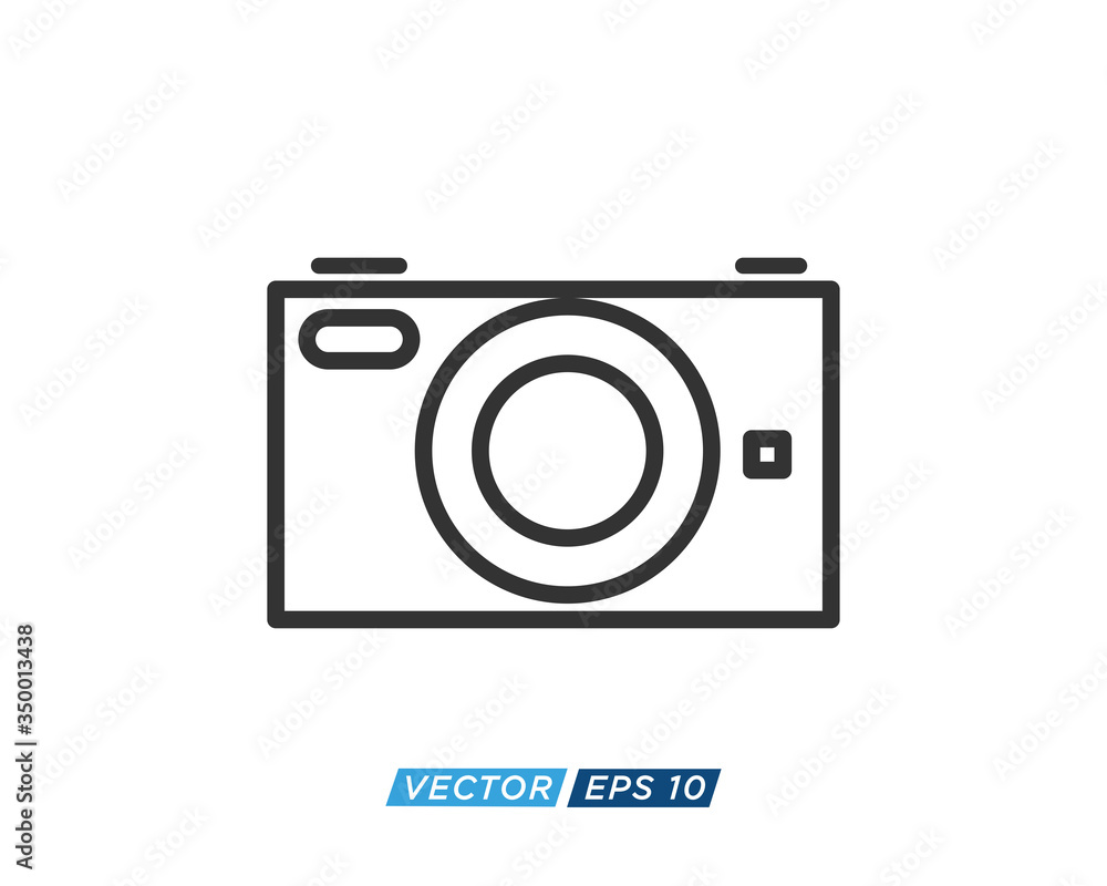 Camera Icon Design Vector Template Camera Icon Design Vector Template