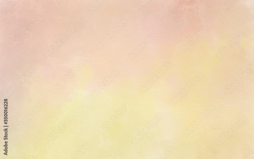 abstract watercolor pink and yellow background
