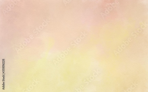 abstract watercolor pink and yellow background