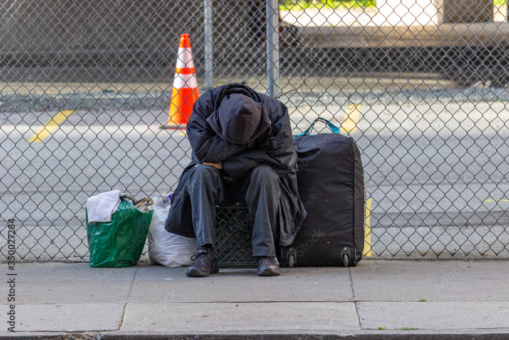 Homeless in San Francisco sheltering in place during the COVID-19 pandemic Homeless in San Francisco sheltering in place during the COVID-19 pandemic