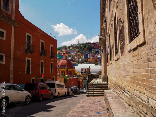 Guanajuato Mexico colorful house town © kay
