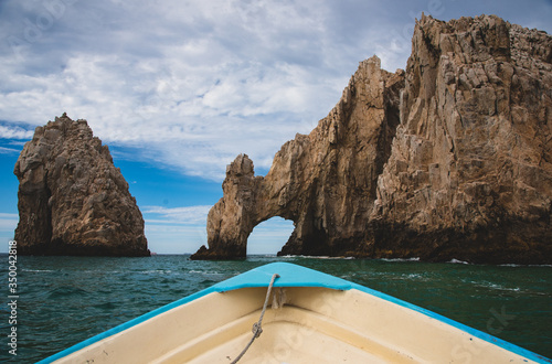 The arch of Cabo San Lucas, is a distinctive rock formation at the southern tip of Cabo San Lucas, which is itself the extreme southern end of Mexico's Baja California Peninsula photo