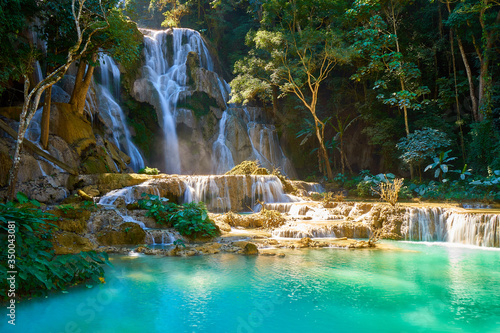 waterfall in the park © Karl