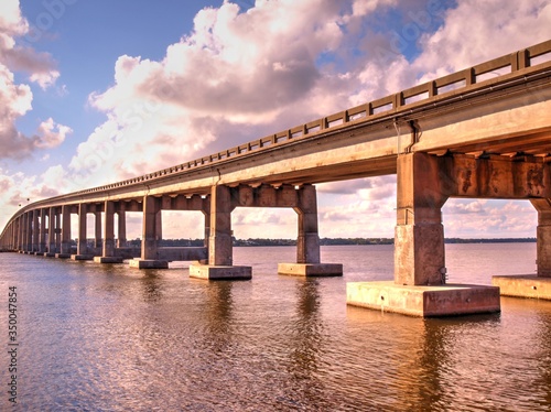 Merritt Island bridge crossing Banana River