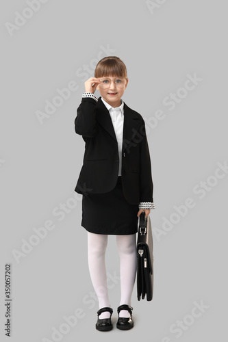 Portrait of little secretar...