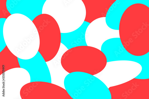 Background in blue and red colors in trendy style design