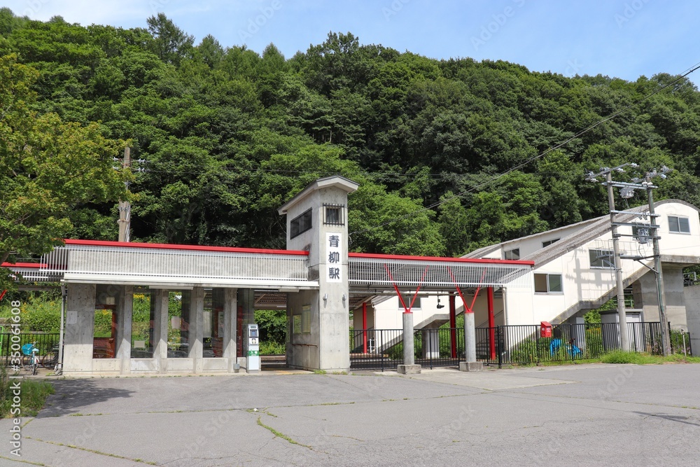 青柳駅前（長野県茅野市）