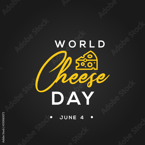 World Cheese Day Vector Design Illustration