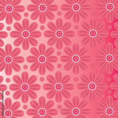 pink floral pattern design background