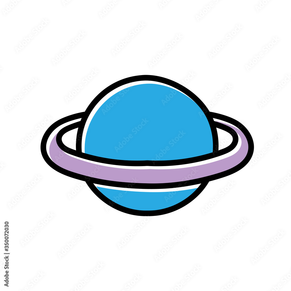 planet hand drawn icon vector design planet hand drawn icon vector design