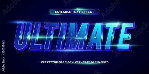Editable text effect - Ultimate text style mockup concept