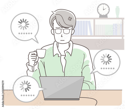 テレワークのトラブル_回線速度