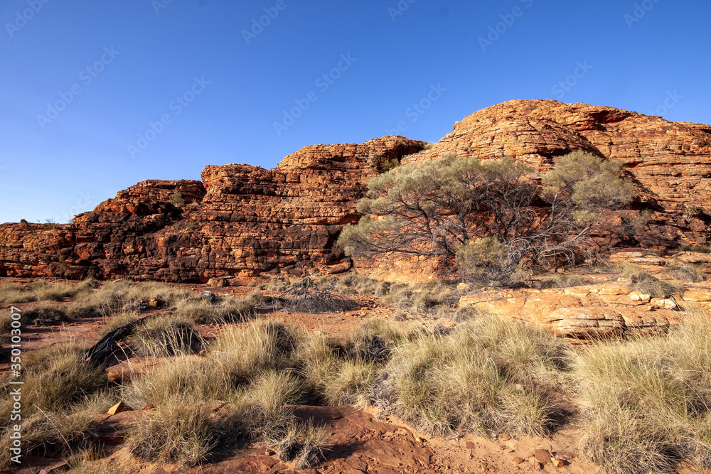 Amazing rock formations of the Great Valley, Kings Canyon. Australia Amazing rock formations of the Great Valley, Kings Canyon. Australia
