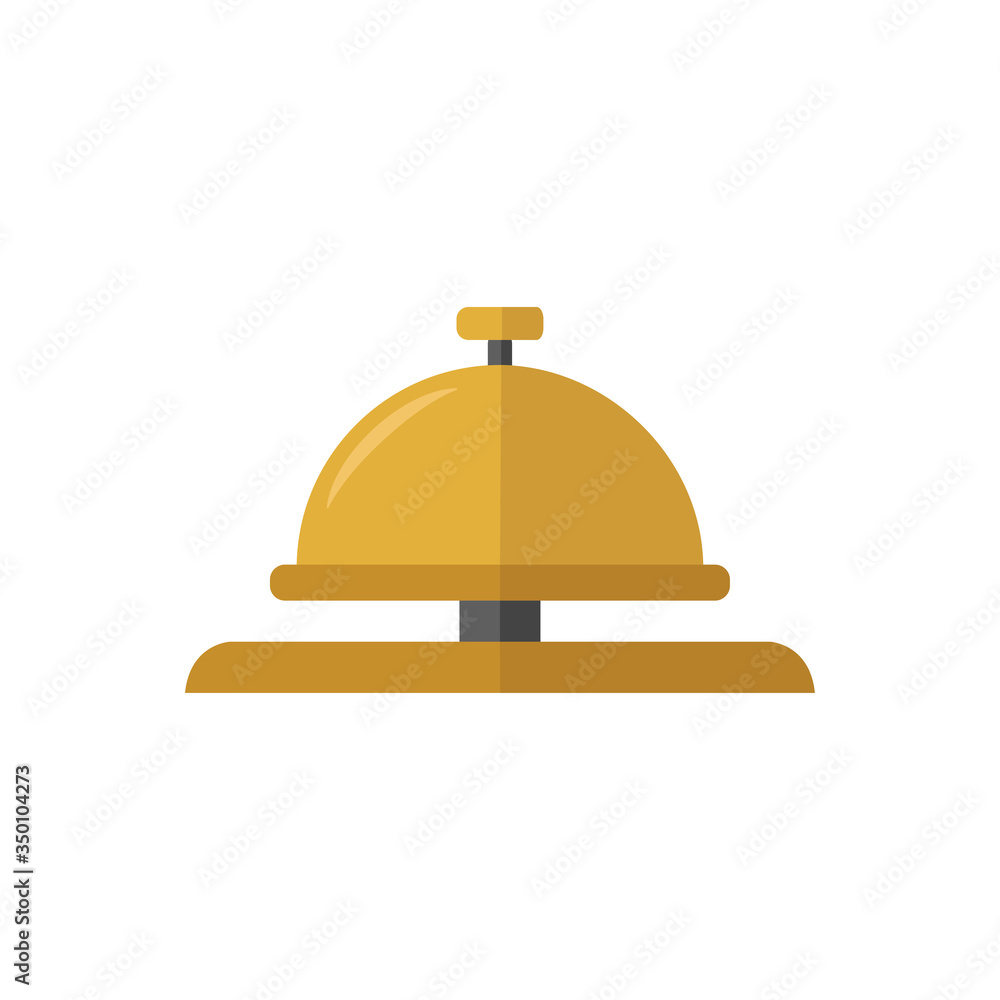 reception bell - hotel icon vector design template reception bell - hotel icon vector design template
