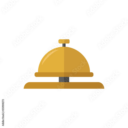 reception bell - hotel icon vector design template