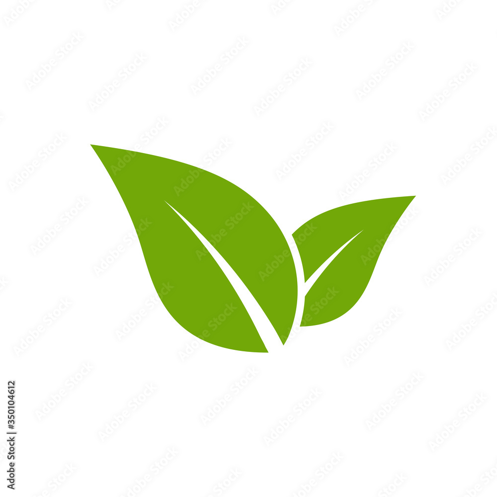leaf logo - leaf icon vector design template leaf logo - leaf icon vector design template