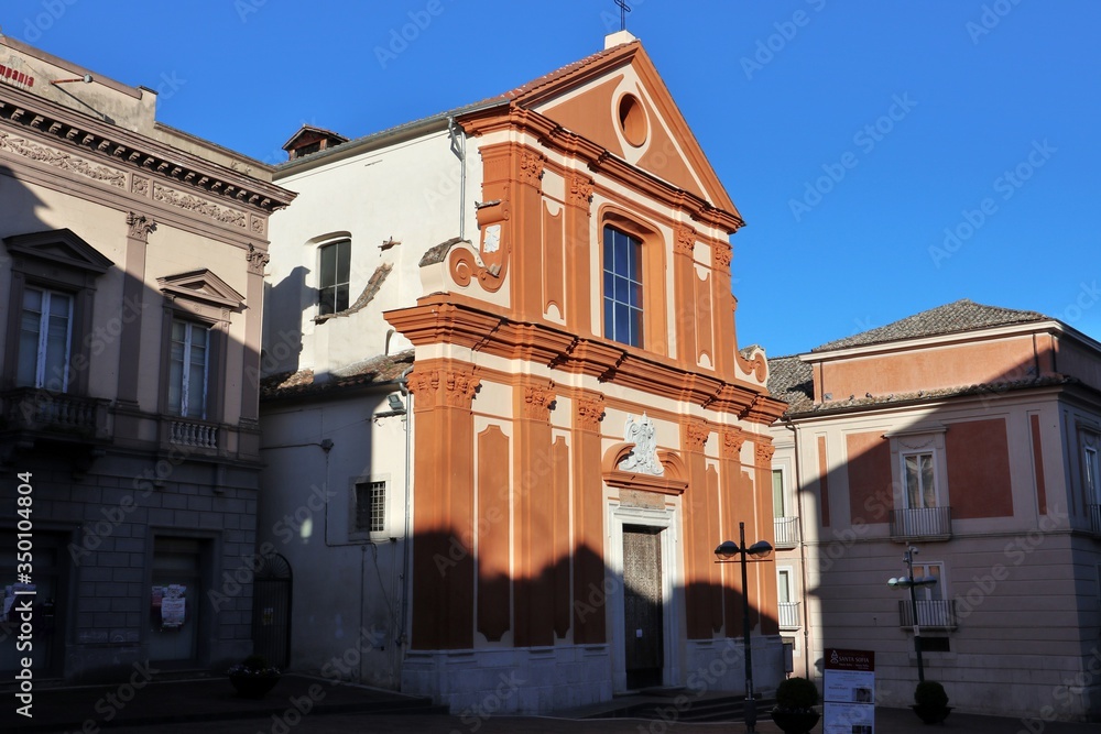 Benevento - Chiesa di San Bartolomeo la mattina presto